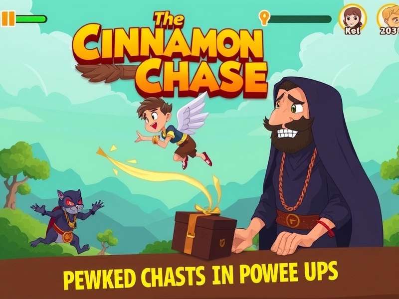 Cinnamon Chase Legends characters and power-ups